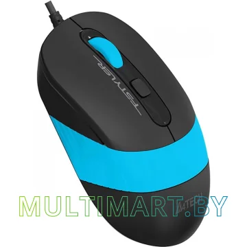Мышь A4Tech Fstyler FM10 (черный/голубой) картинка 2